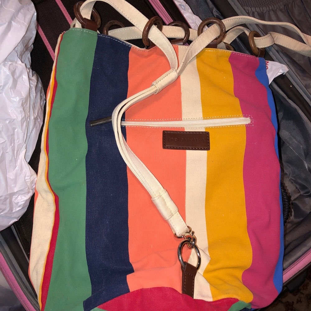 Relativity canvas backbag